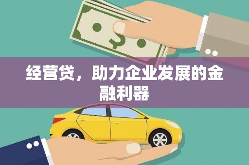 民丰经营贷，助力企业发展的金融利器