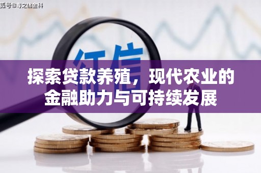 会理探索贷款养殖，现代农业的金融助力与可持续发展