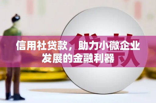 邗江信用社贷款，助力小微企业发展的金融利器