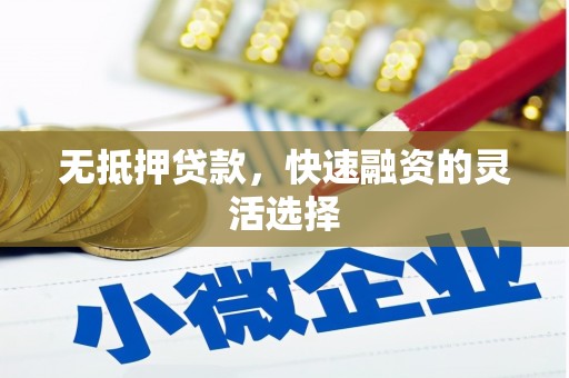 临邑无抵押贷款，快速融资的灵活选择