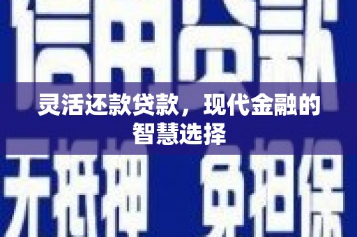 两当灵活还款贷款，现代金融的智慧选择
