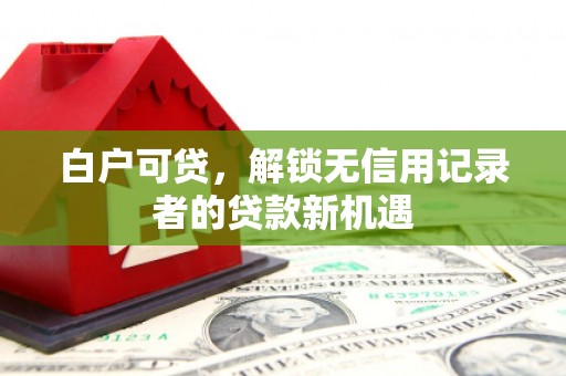 铁山白户可贷，解锁无信用记录者的贷款新机遇