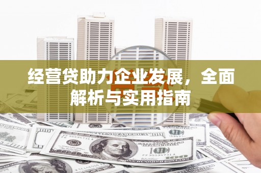 哈尔滨经营贷助力企业发展，全面解析与实用指南