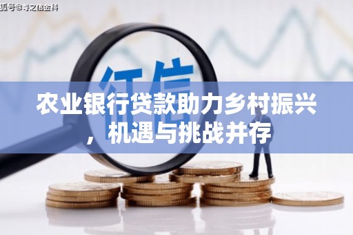 射阳农业银行贷款助力乡村振兴，机遇与挑战并存
