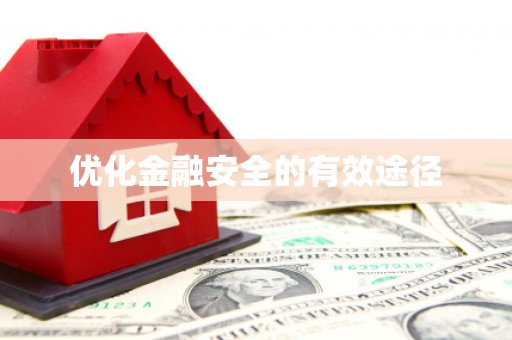 小金优化金融安全的有效途径