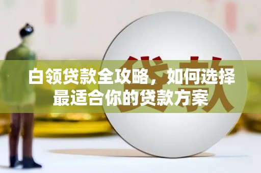 民丰白领贷款全攻略，如何选择最适合你的贷款方案
